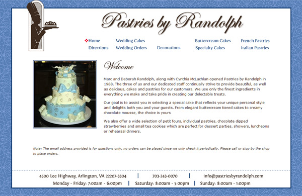 old website
